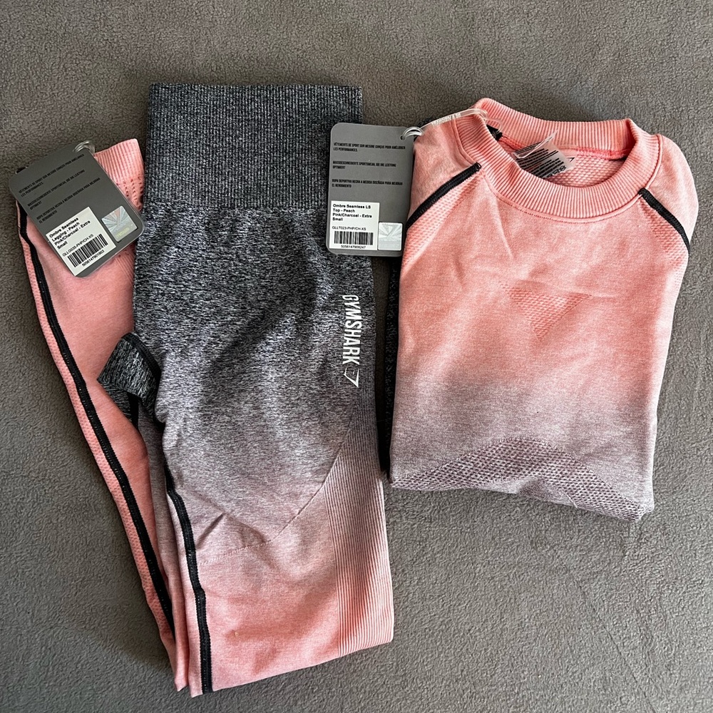 Gymshark Vital ombré seamless Set BNWT XS